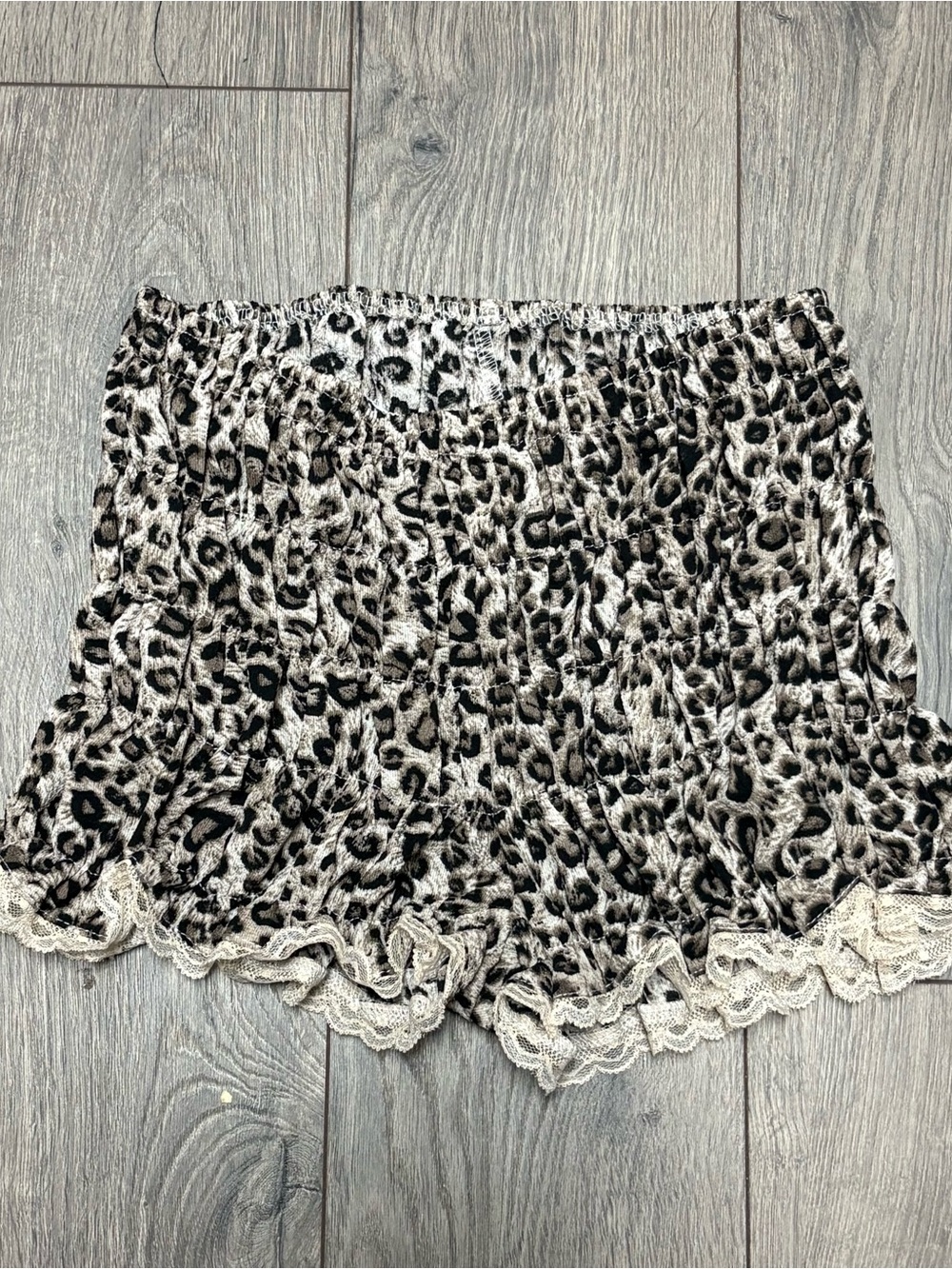 small leopard print bloomers shorts Y2K